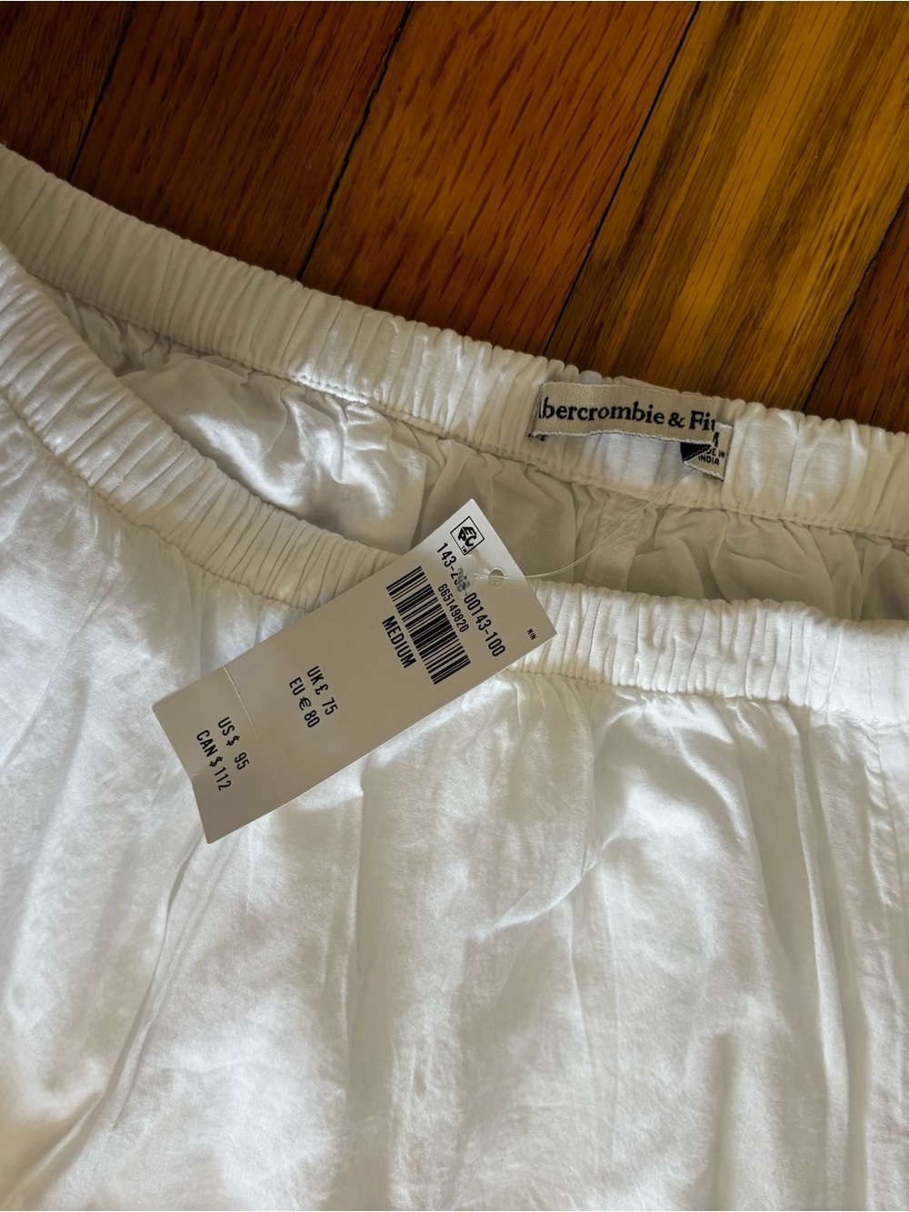 Abercrombie & Fitch White Boho Tiered Maxi Skirt - Picture 4 of 4